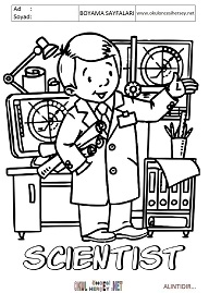 ingilizce boyama sayfaları